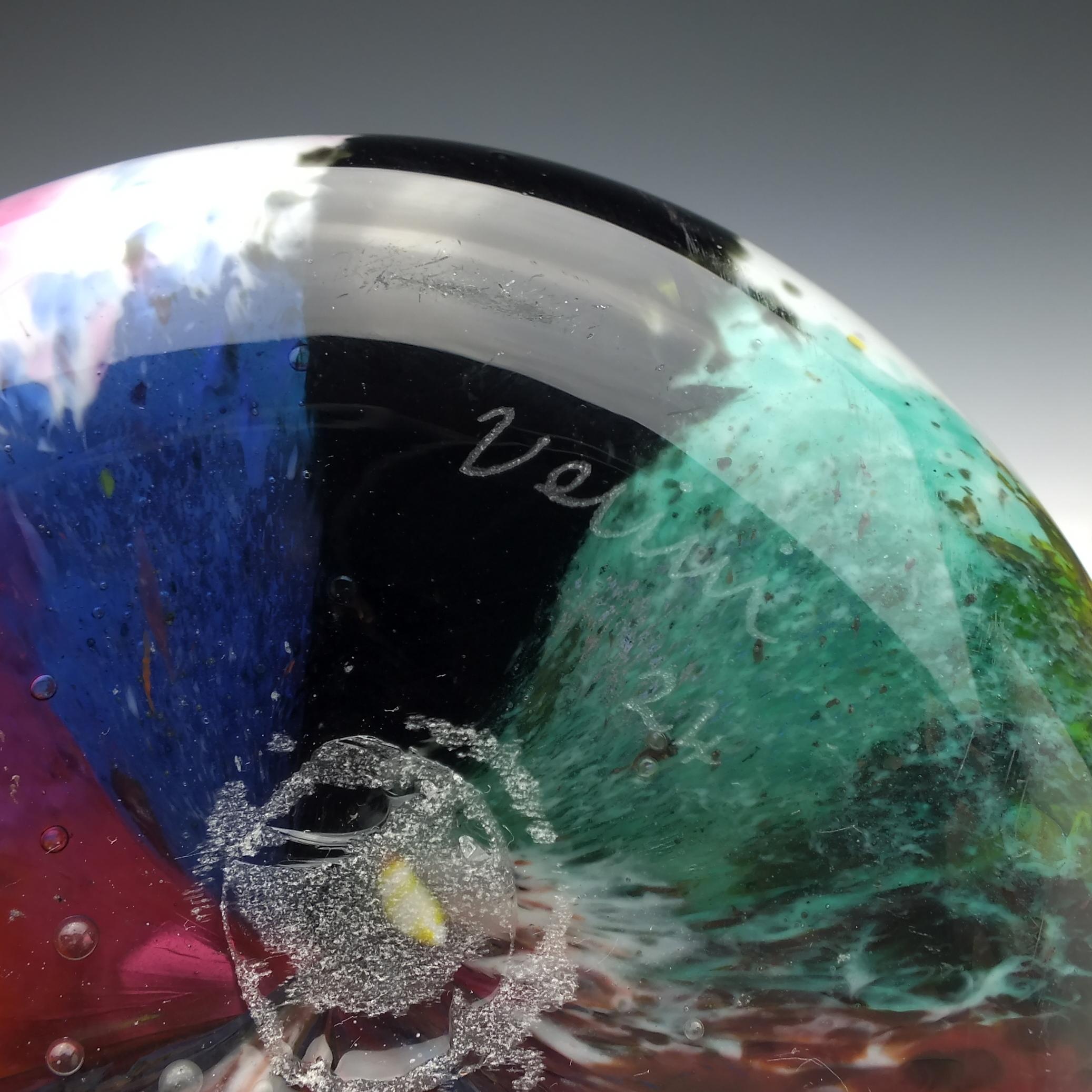 Signed Murano Venini Glass Vase, circa 1924 4
