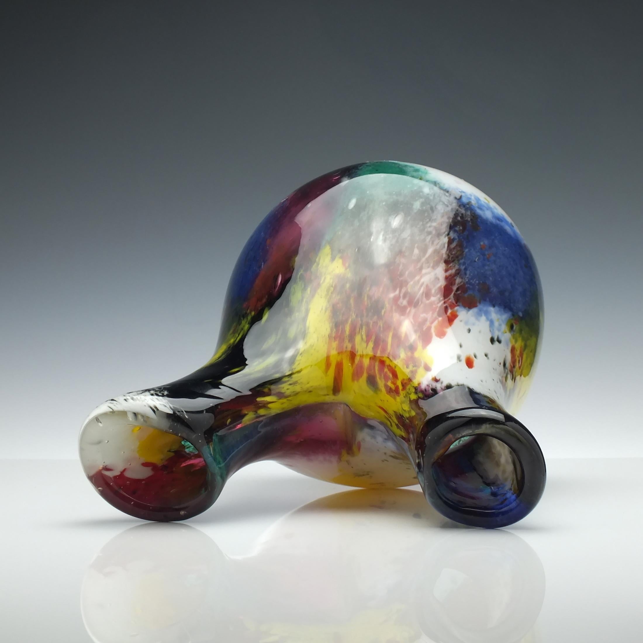 Signed Murano Venini Glass Vase, circa 1924 2