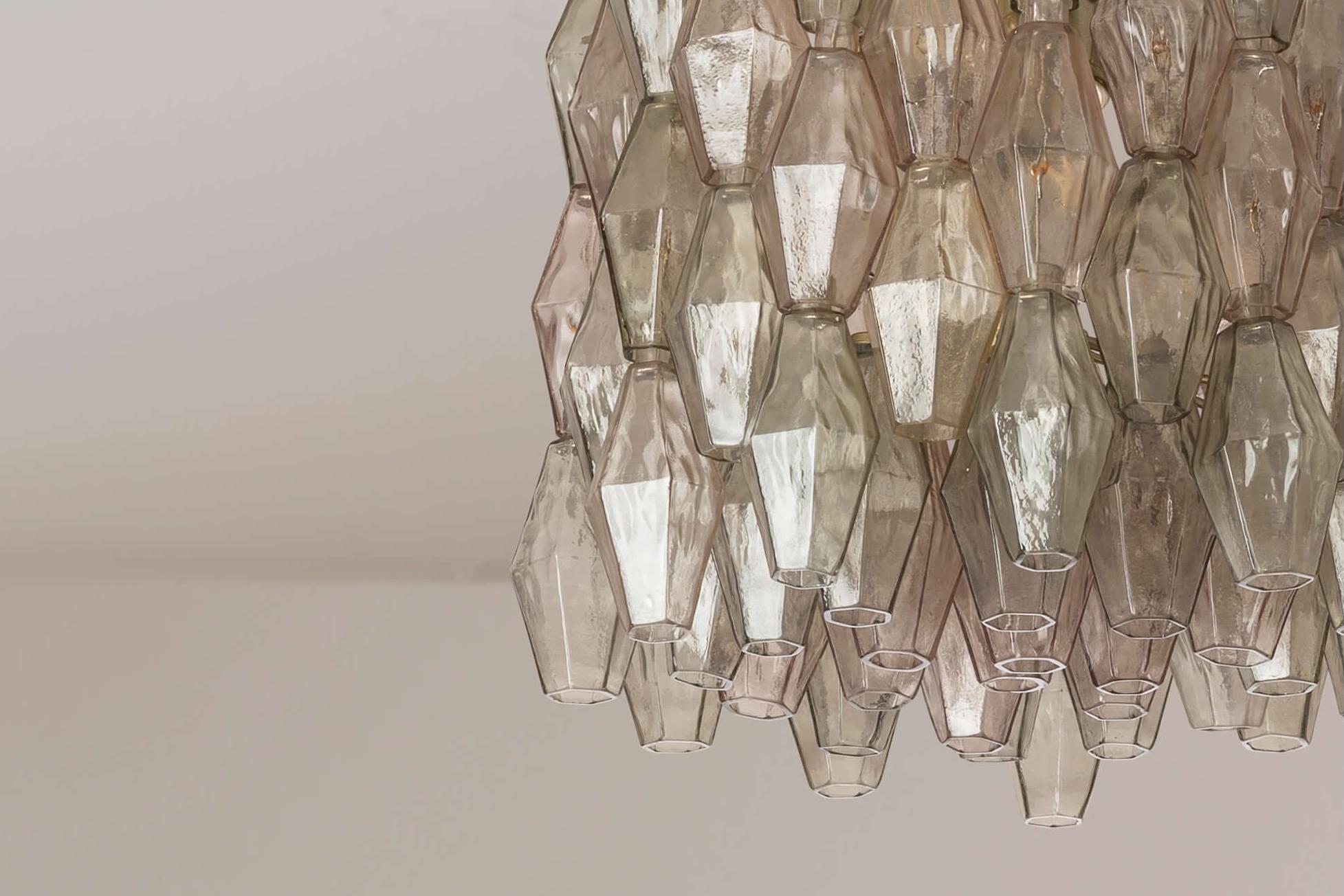 Metallo Lampadario firmato Venini 