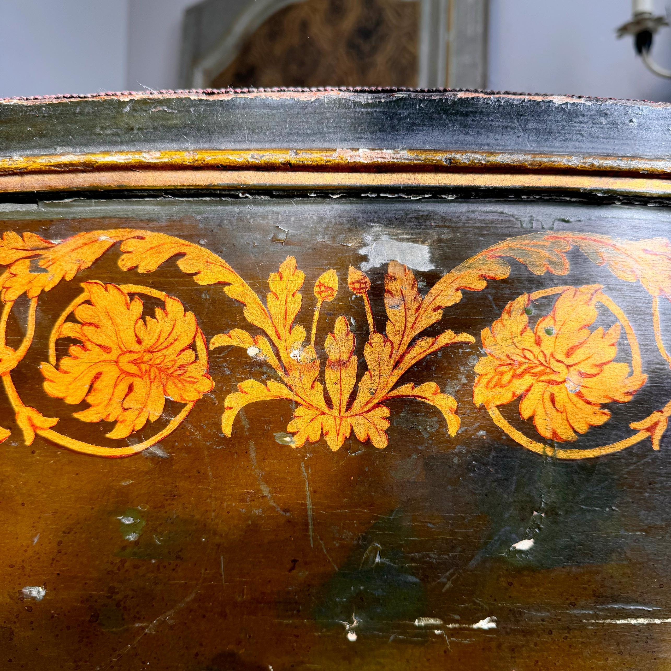 A Significantly Important and Rare 18th Century French Sleigh Form Crown Chair For Sale 8