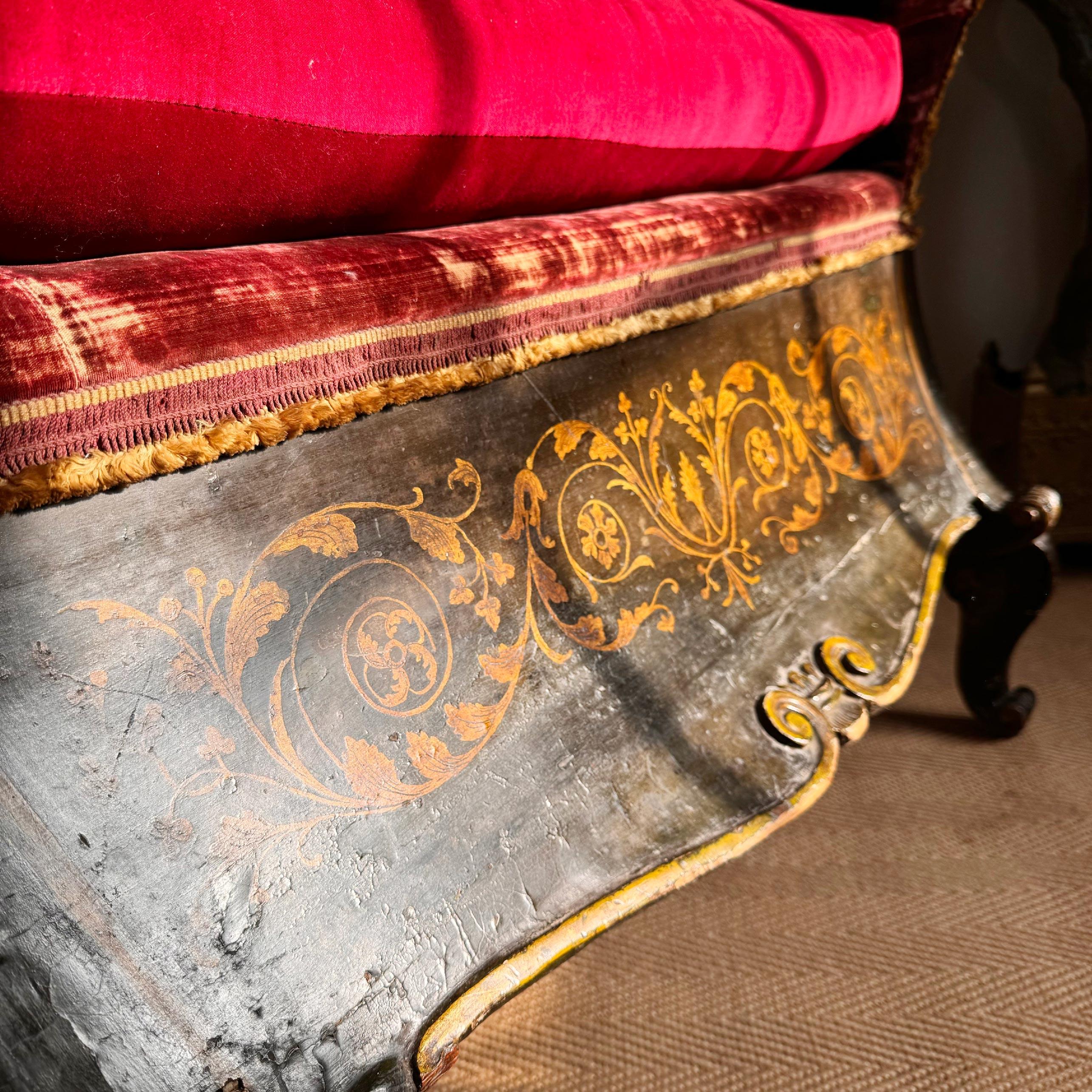 Ein bedeutend bedeutender und seltener französischer Kronleuchter in Schlittenform aus dem 18. Jahrhundert im Zustand „Starke Gebrauchsspuren“ im Angebot in Hastings, GB