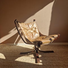 Una "Sedia Falcon" di Sigurd Resell, Vatne Møbler, Norvegia, anni '70