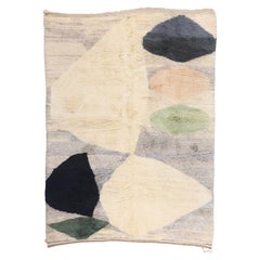 A Silent Atelier: Modern Beni Mrirt Moroccan Masterpiece of Organic Abstraction