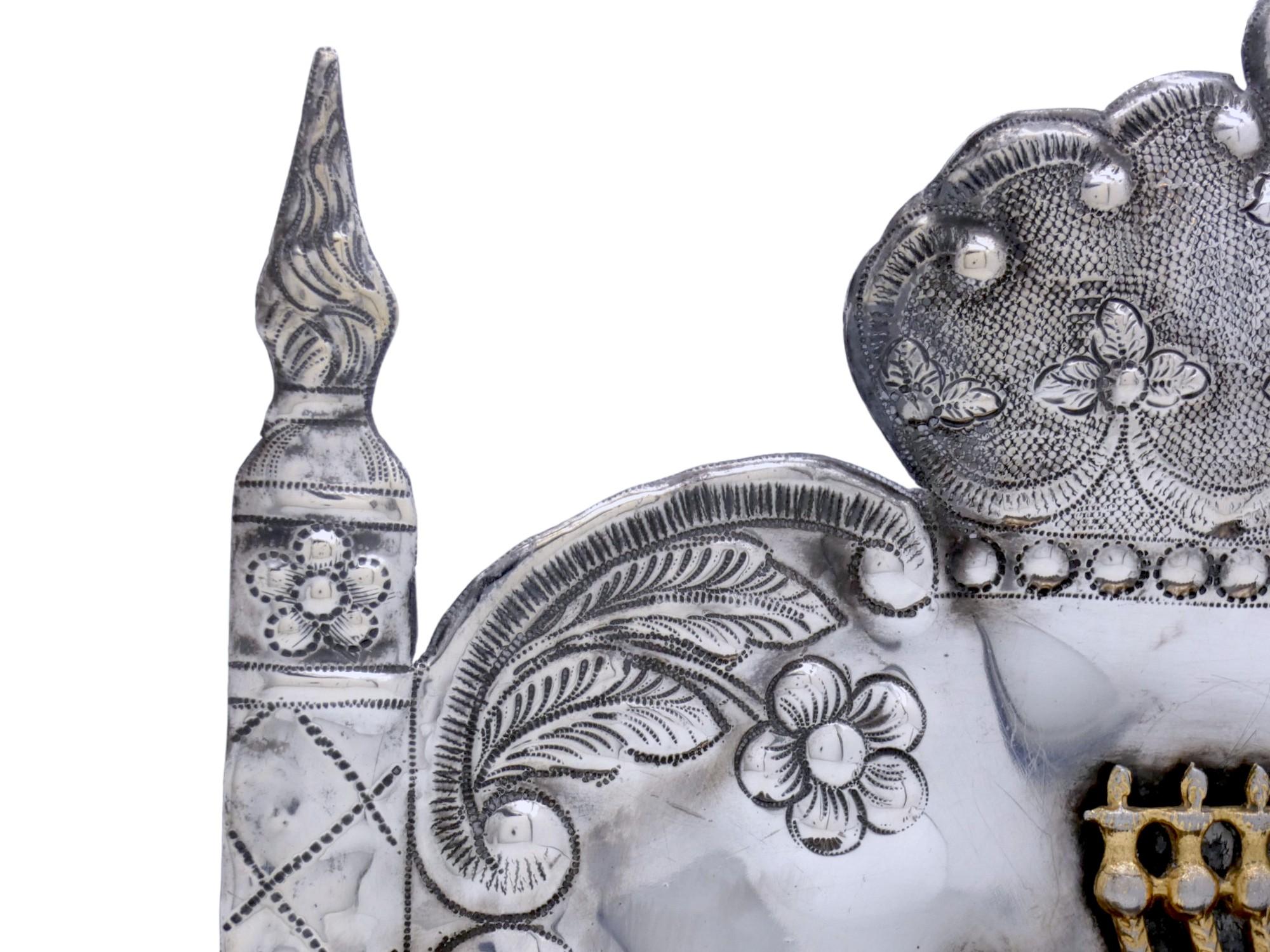Una lámpara de Hanukkah americana de plata en Bueno estado para la venta en New York, NY