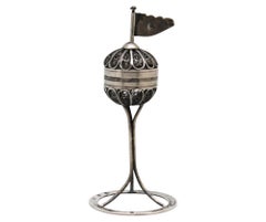 Antique A Silver and Filigree Spice Container, Lemberg 1814