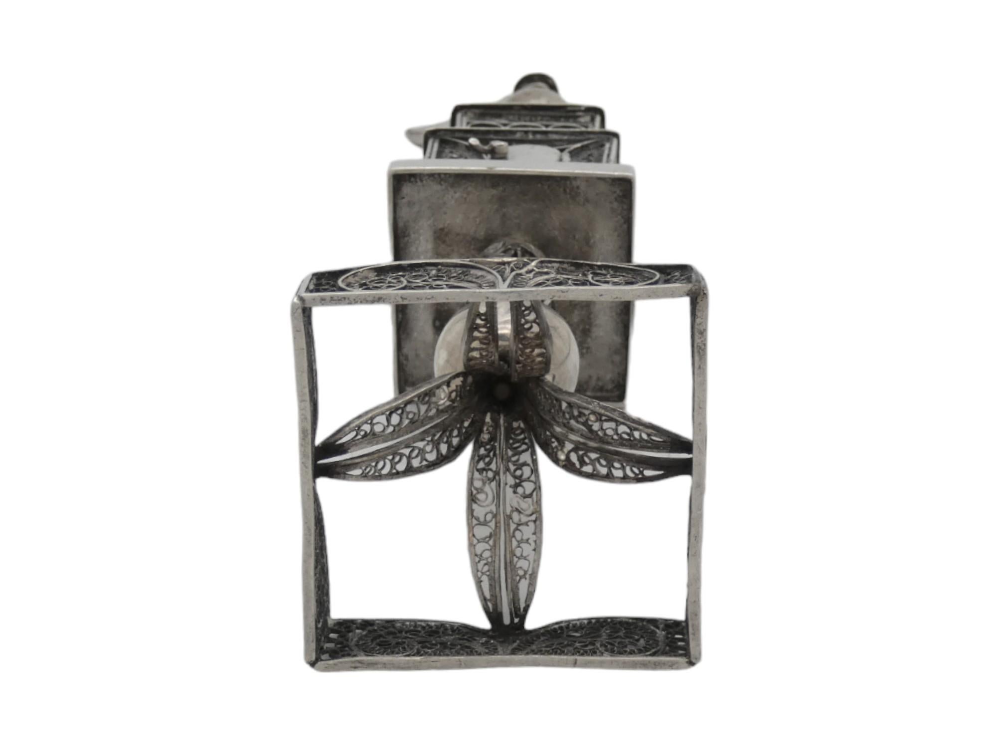 Argent Tour à pointes en argent et filigrane, Autriche 1880 en vente