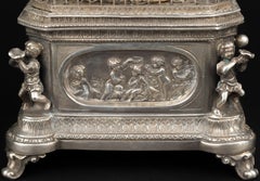 Silver Bird Cage with Music, circa 1920