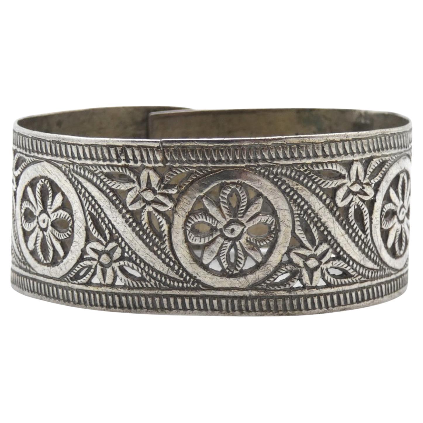 A Silver Bracelet, Jewelry for Women, Morocco-Algeria Circa 1900