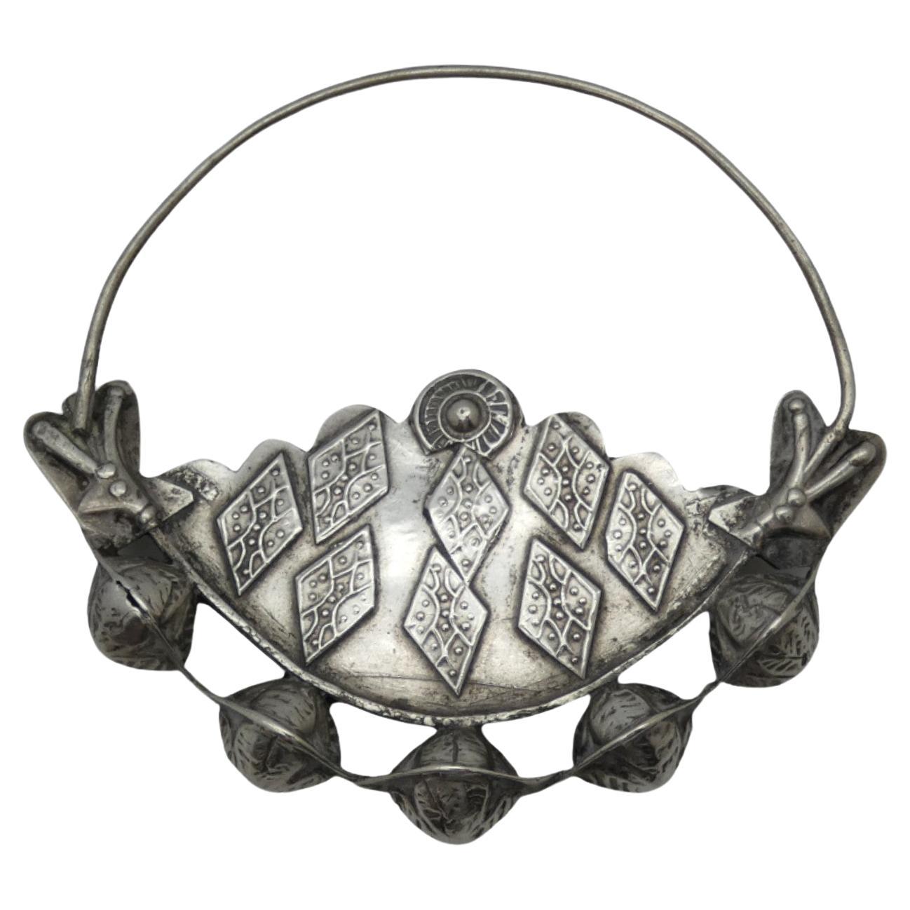 A Silver Brooch, Jewelry for Women, Kavkaz Circa 1900