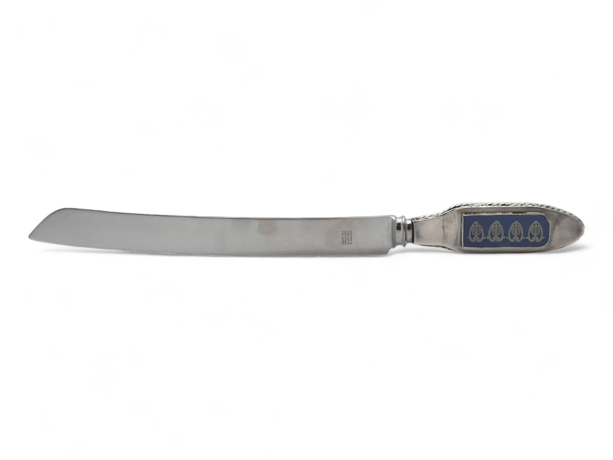 Metà XX secolo Un coltello da challah in argento di Daniel Blumberg, Pennsylvania 1959 in vendita