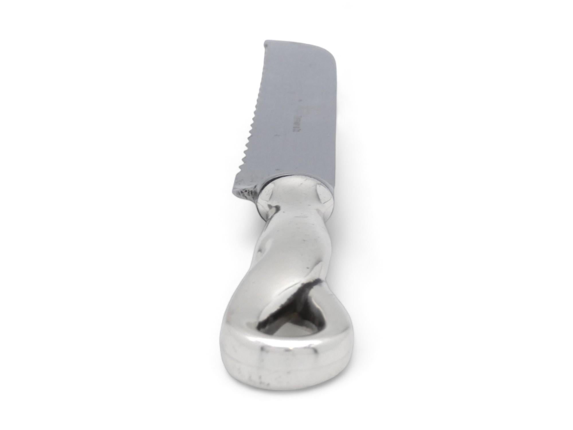 Cuchillo de Challah de plata de Tiffany & Co., Italia 1984 Italiano en venta