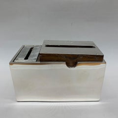 Silver Cigarette and Match Box Made by J Grinsel, England
