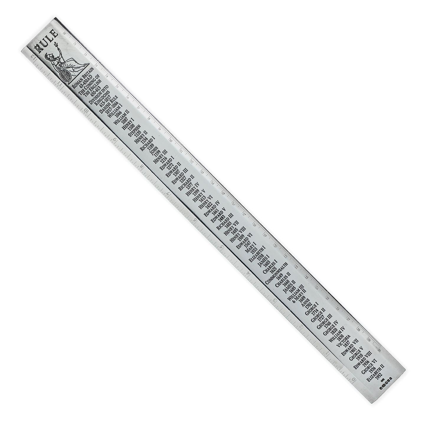 Modern Silver Commemorative Ruler