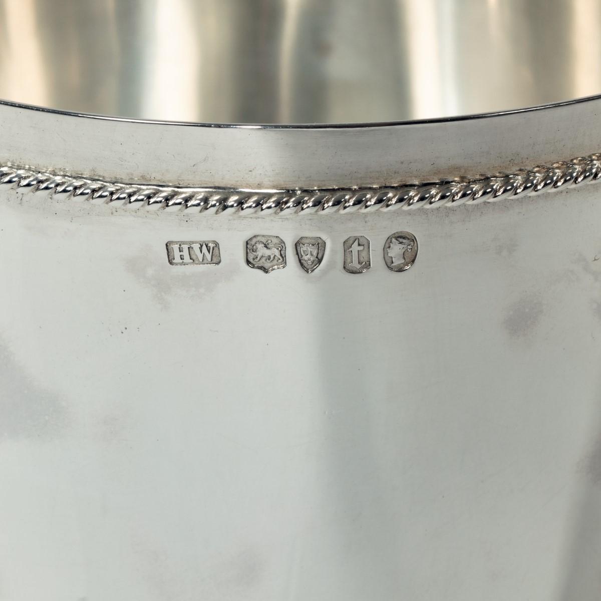 Silver Cup by Henry Wilkinson, Dated 1874 In Good Condition For Sale In Lymington, Hampshire