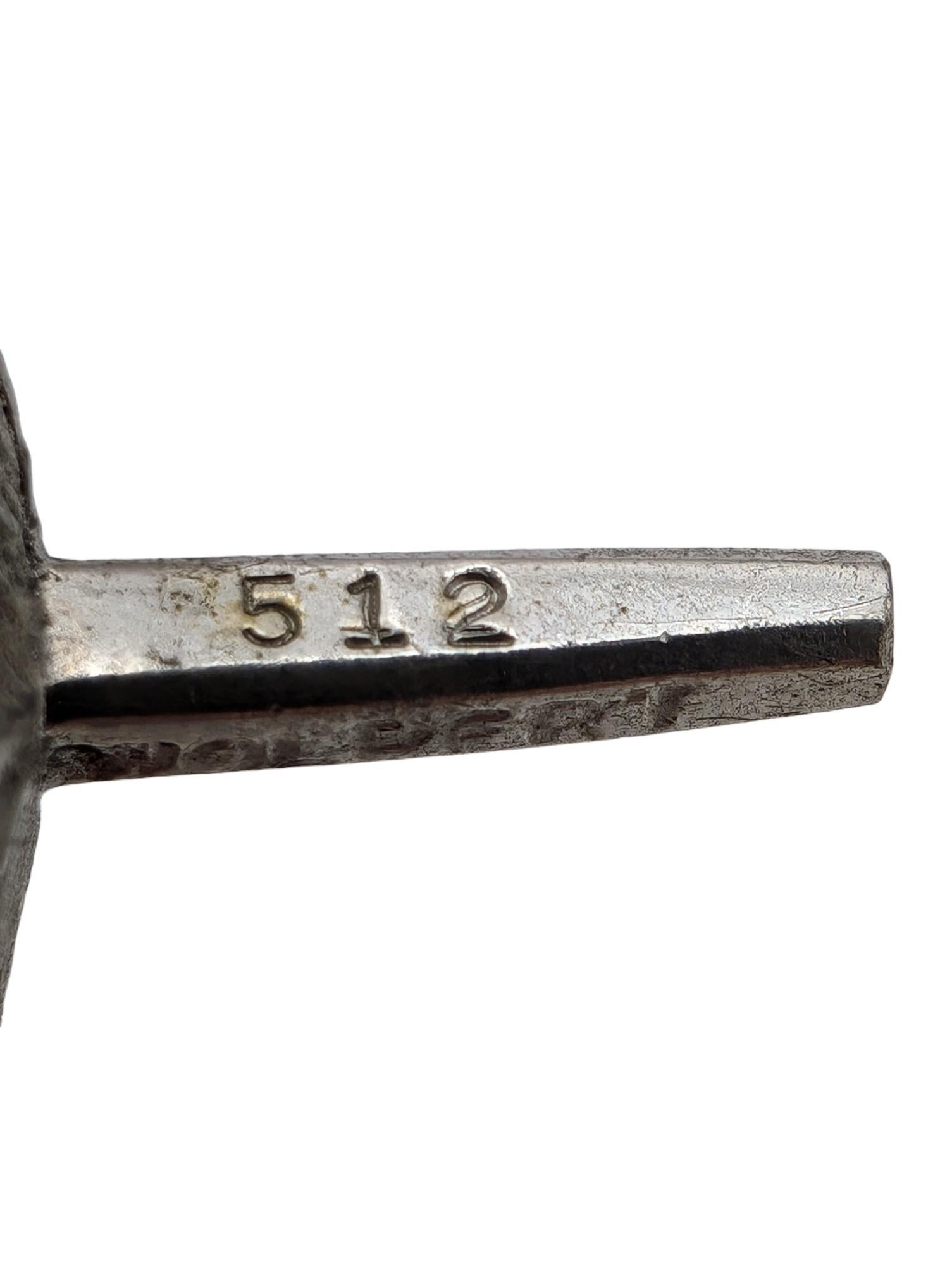 A Silver Dreidel by Ludwig Wolpert, Circa 1970 2