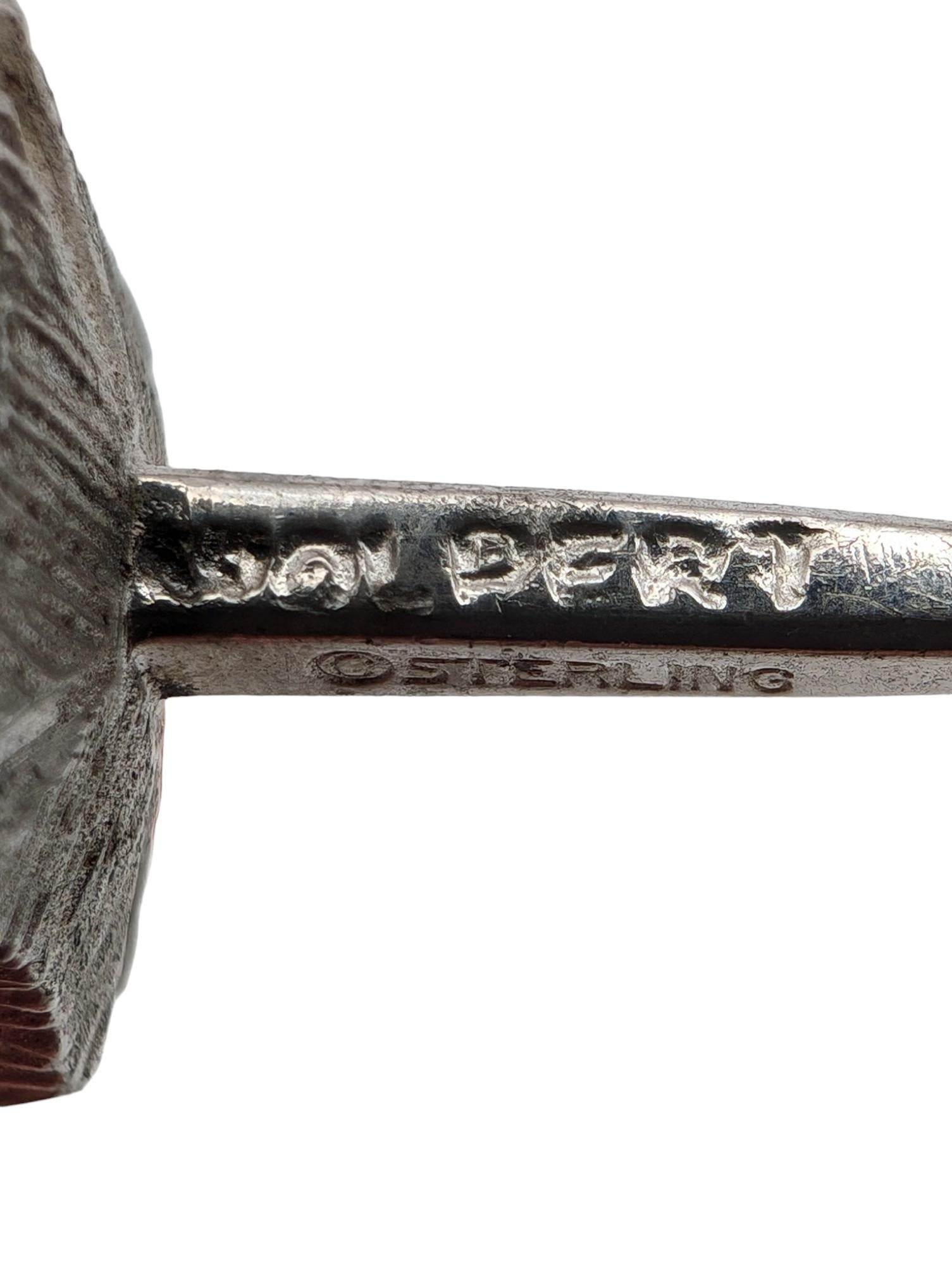 A Silver Dreidel by Ludwig Wolpert, Circa 1970 3