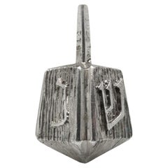 A Silver Dreidel by Ludwig Wolpert, Circa 1970