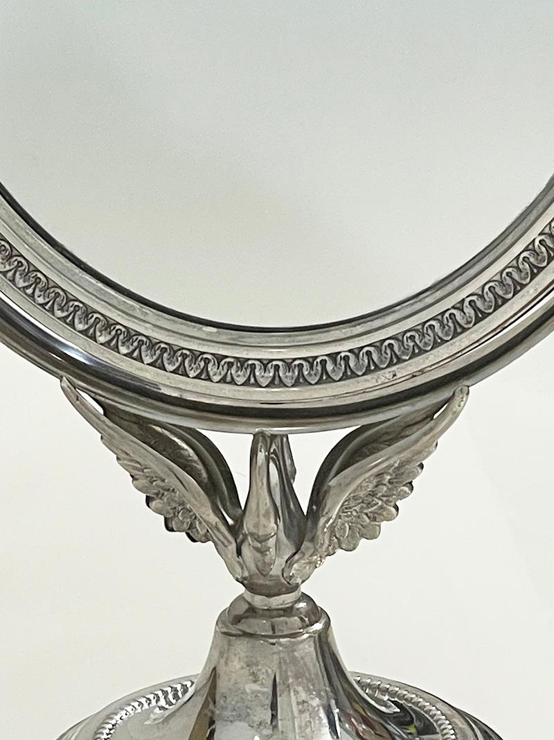 20th Century A silver dressing table mirror by Pedro Durán Morales, Madrid