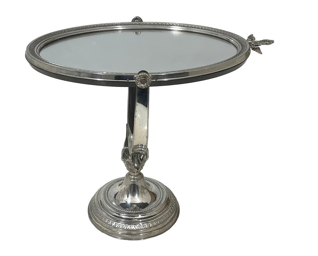 A silver dressing table mirror by Pedro Durán Morales, Madrid 3