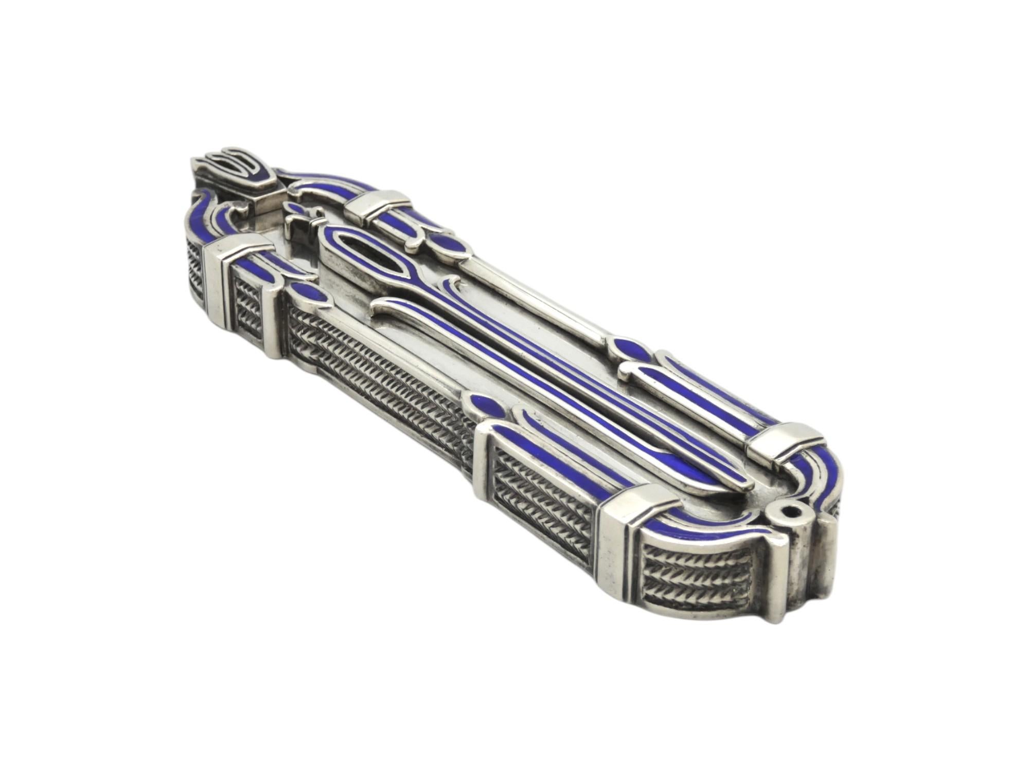 Moderne Étui Mezuzah de Dudik Swed Israël, 1996 en vente