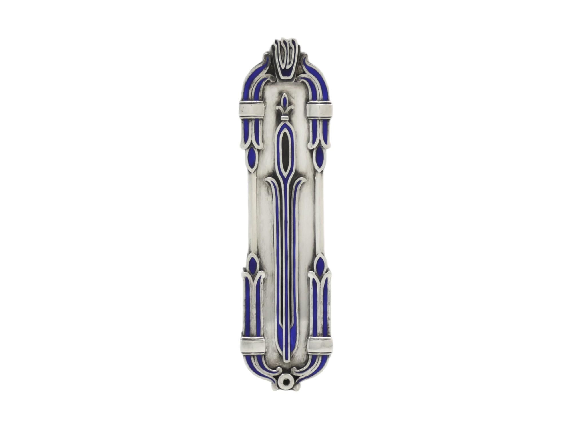 Étui Mezuzah de Dudik Swed Israël, 1996 en vente