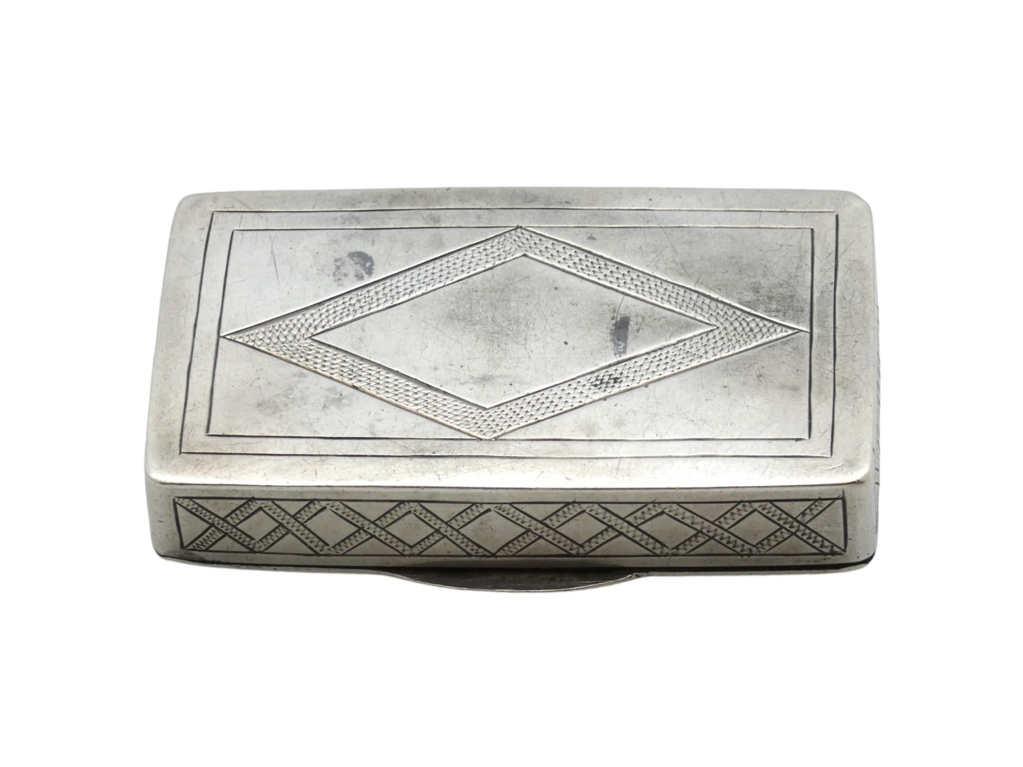Tabatière en argent et en émail représentant la synagogue de Cologne, Allemagne, XIXe siècle Bon état - En vente à New York, NY