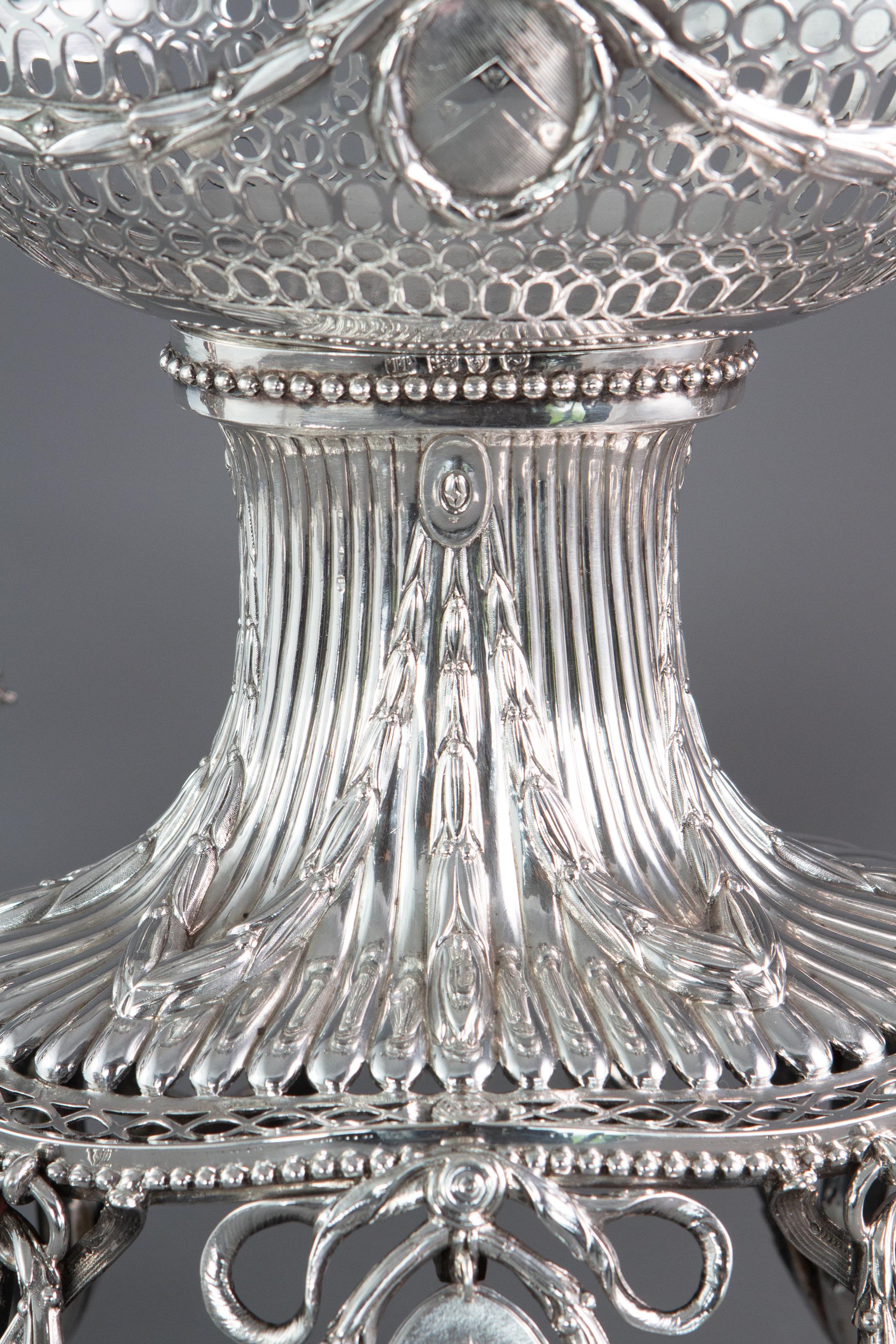 Silver Epergne or Table Centrepiece, Thomas Pitts, London 1773 1