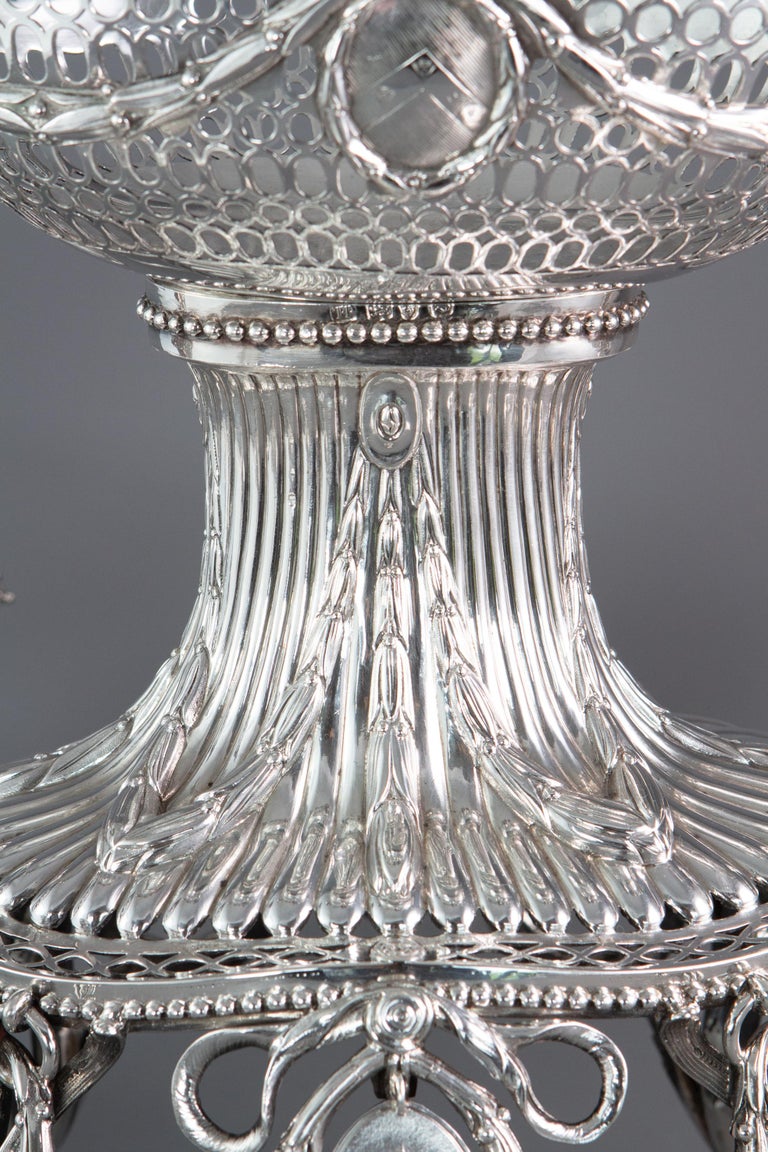 Silver Epergne or Table Centrepiece, Thomas Pitts, London 1773 4
