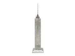 A Silver Freedom Tower Spice Container by Tommy Gelb, New York 2014