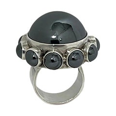 Silver Georg Jensen Design Ring by Astrid Fog, Denmark, 1971