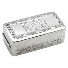 Especiero alemán de plata para Havdalah, principios del siglo XX