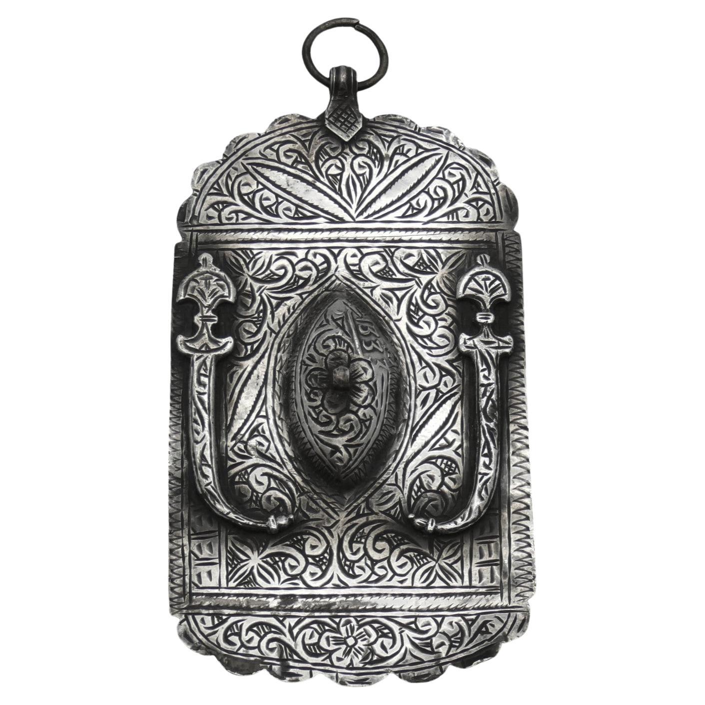 Un Hamsa de plata, Marruecos Principios del siglo XX