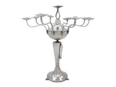 A Silver Hanukkah Candelabra, Iraq Circa 1900