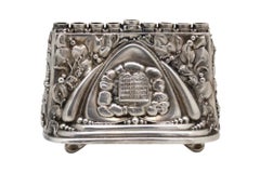 A Silver Hanukkah Lamp, By Henryk Winograd, New York 1991