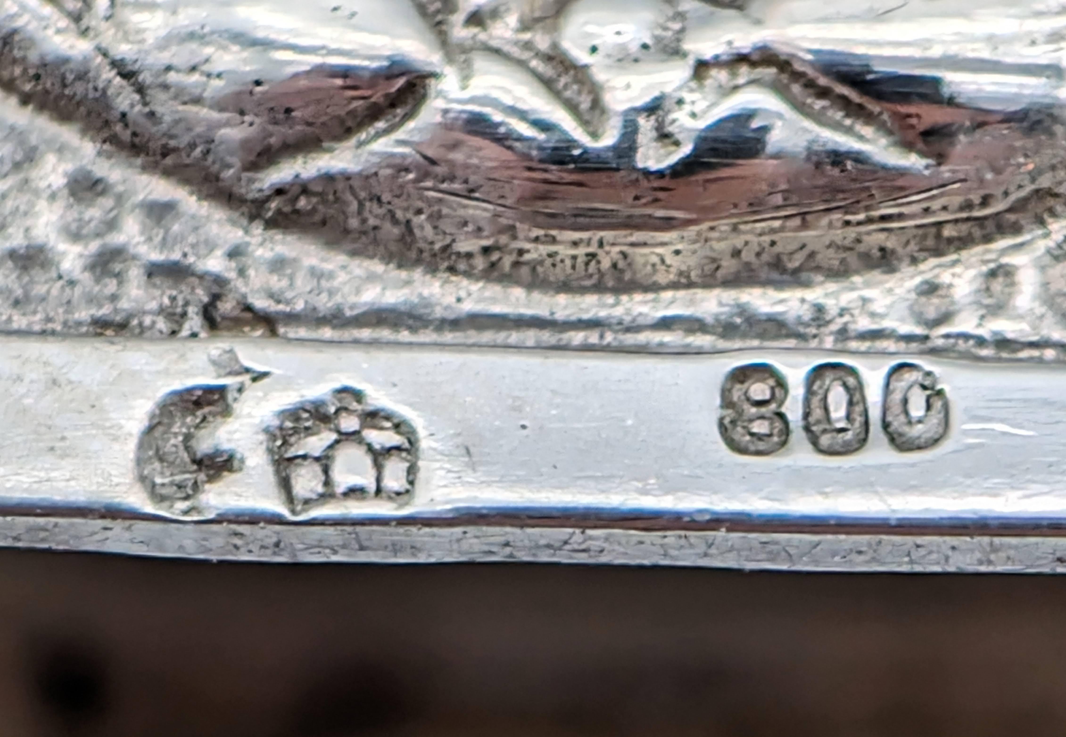 A Silver Hanukkah Menorah, Germany Circa 1900 4