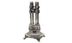 Compendio per Havdalah in argento attribuito a Peters Ehrenthal, circa anni '70