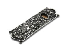 A Silver Italian Mezuzah Case, Italy Circa 1900