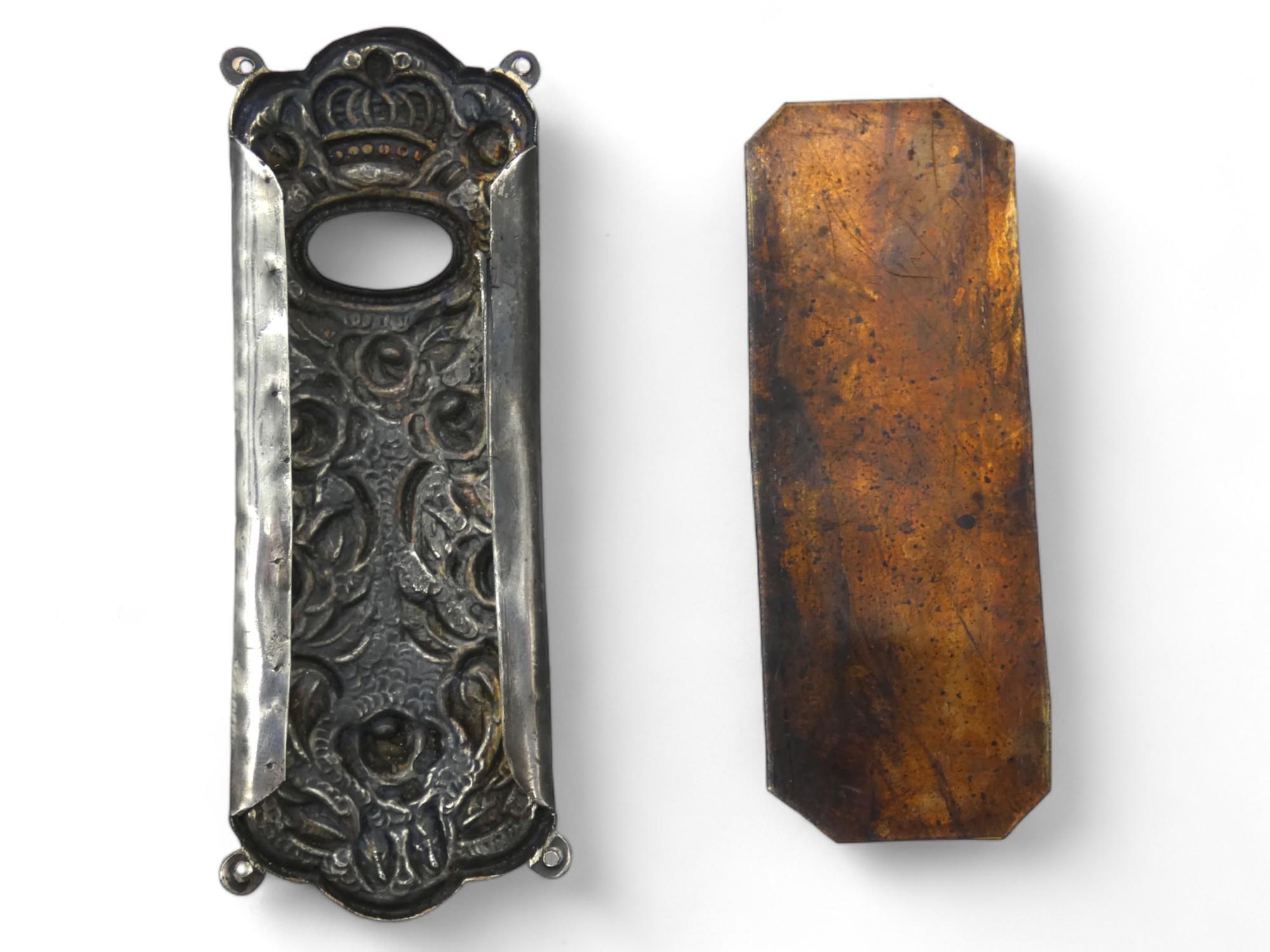 Argento Astuccio per Mezuzah in argento, Italia, CIRCA 1900 in vendita