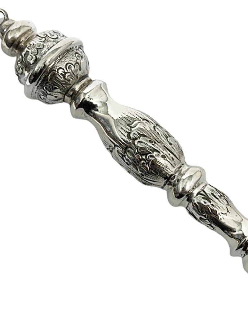 19th Century Silver Jewish Torah Pointer or Yad For Sale