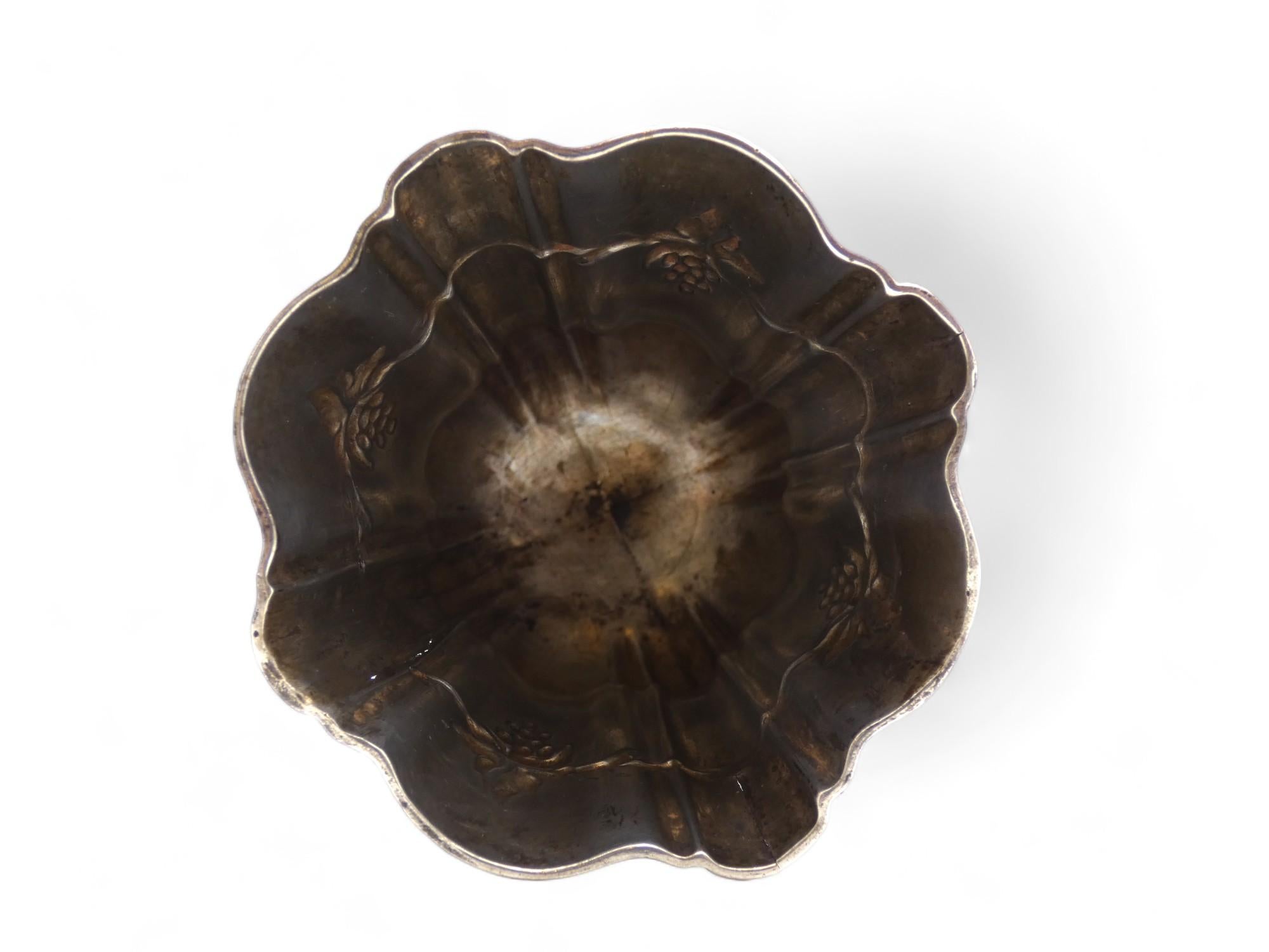 Una copa de Kiddush de plata, Austria Circa 1860 siglo XIX en venta