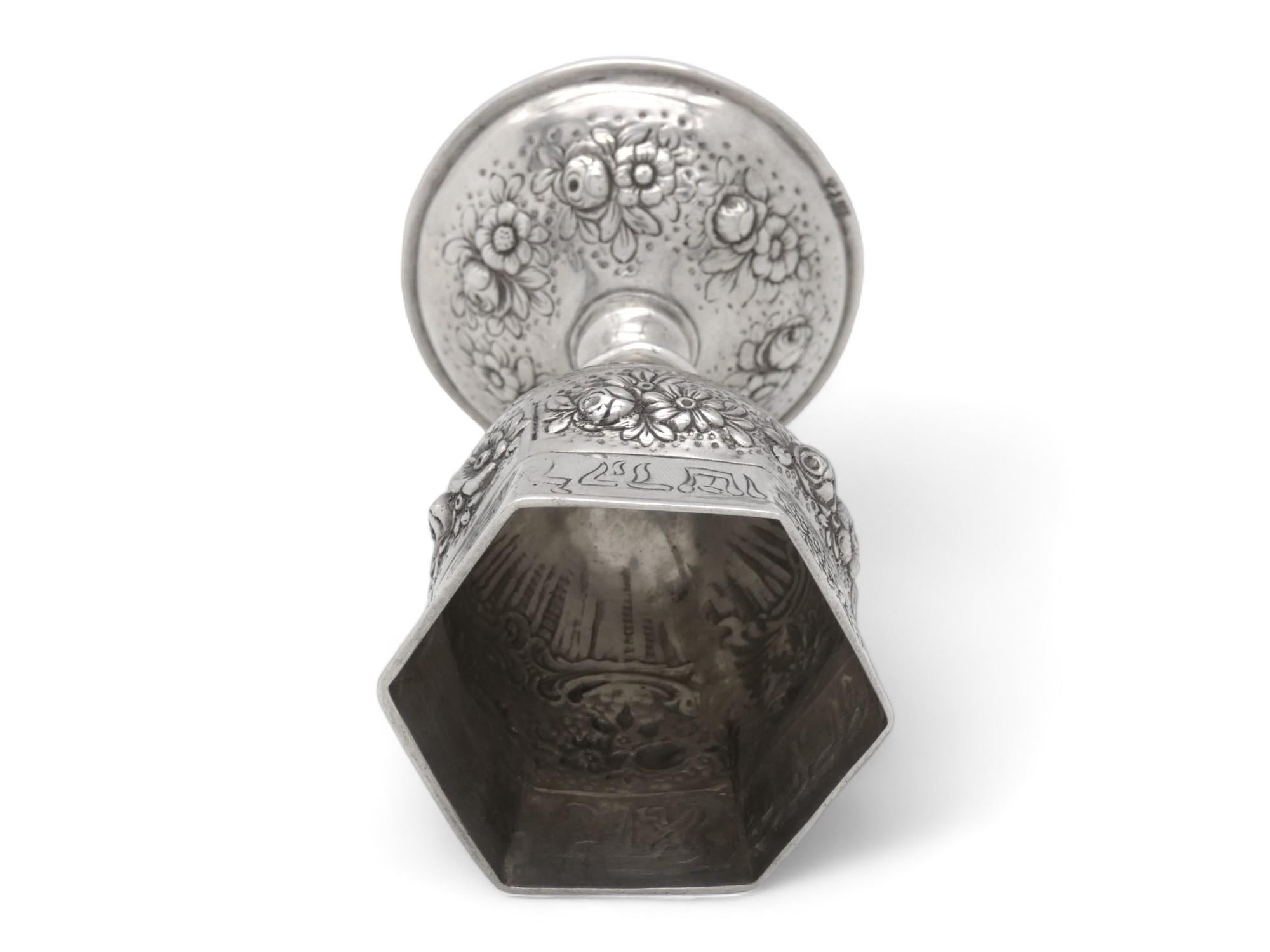 Calice Kiddush in argento, Germania, 1920 circa in vendita 2