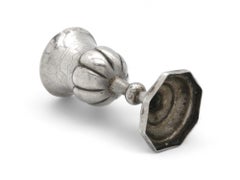 A Silver Kiddush Goblet, Poland mid 19th Century