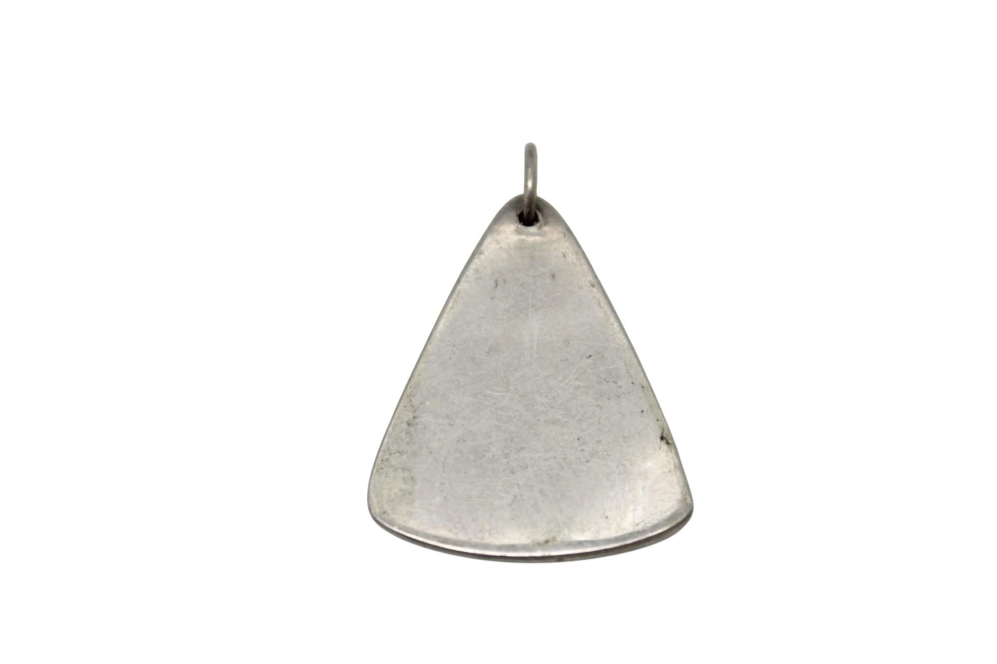 Sbalzo Ciondolo a forma di leone in argento di Henryk Winograd, Judaica, New York, fine XX secolo in vendita