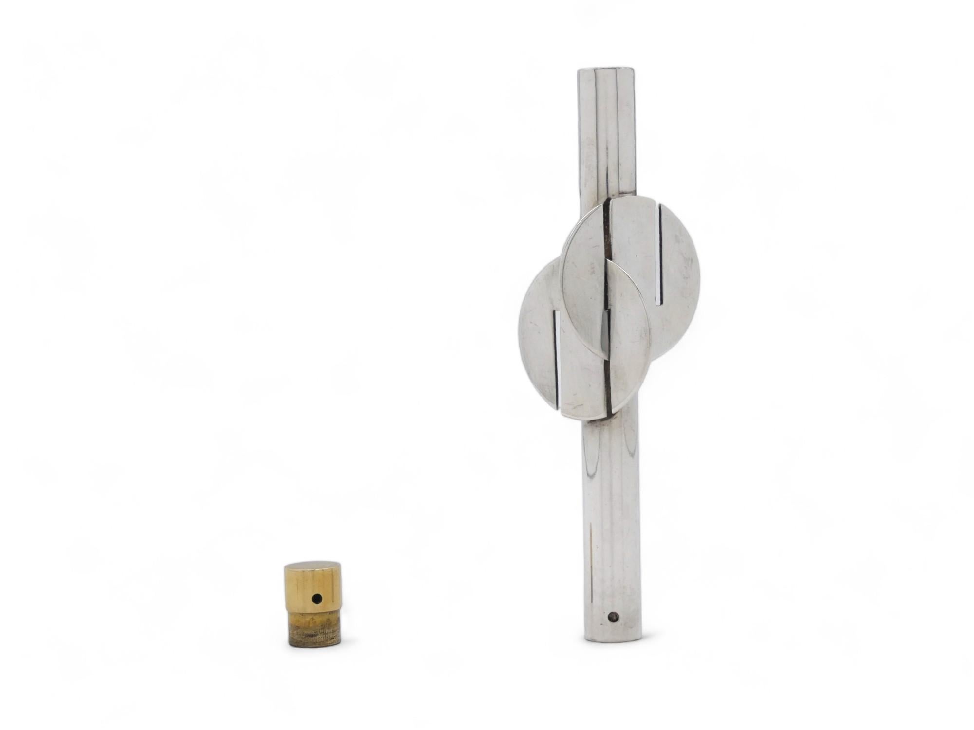 Silbernes Mezuzah-Etui von Rafi Landau, Israel, spätes 20. Jahrhundert (Moderne) im Angebot