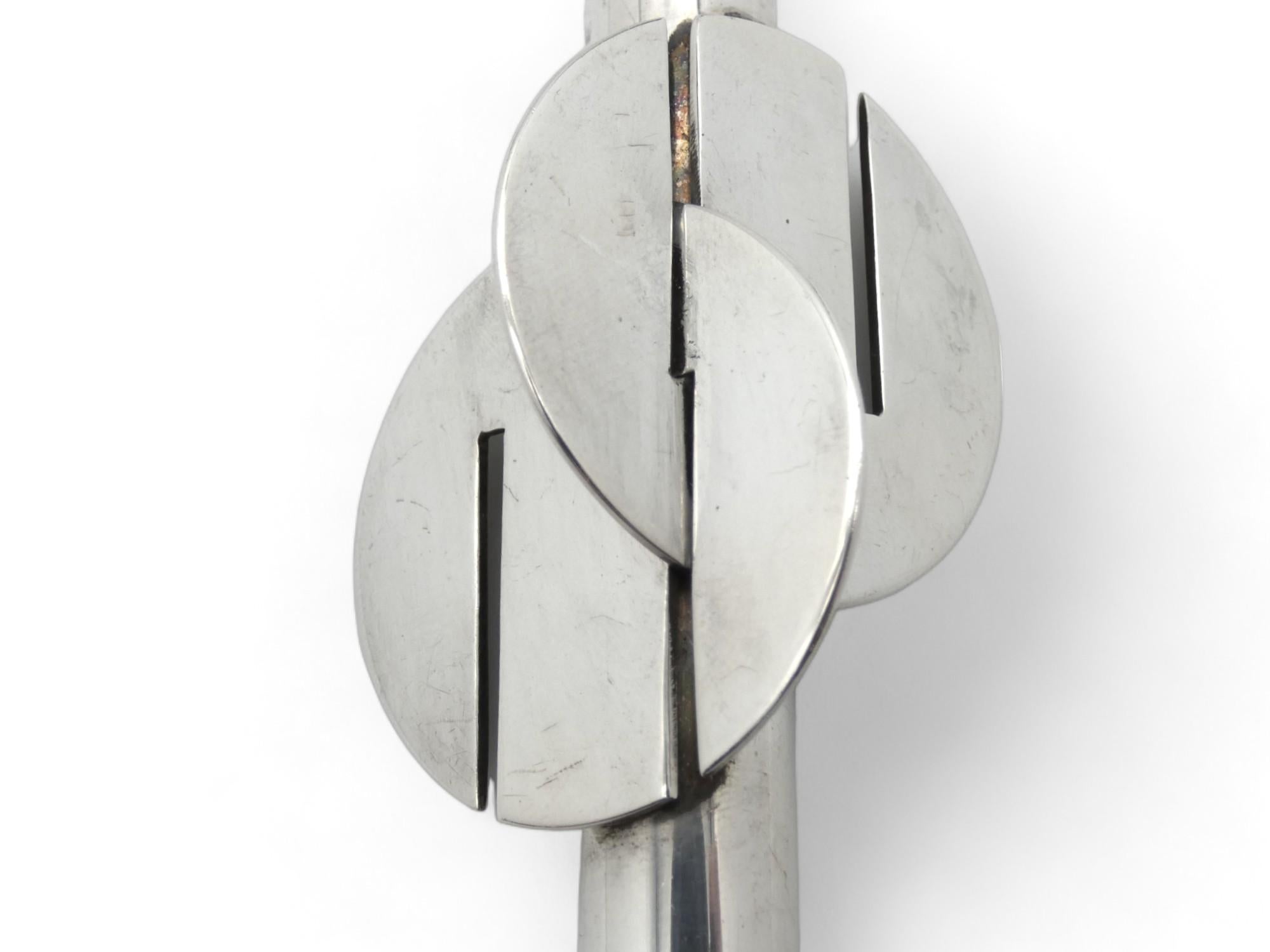 Silbernes Mezuzah-Etui von Rafi Landau, Israel, spätes 20. Jahrhundert (Israelisch) im Angebot