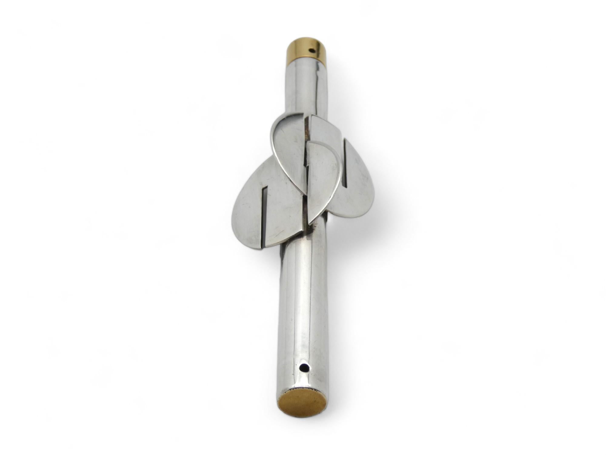 Silbernes Mezuzah-Etui von Rafi Landau, Israel, spätes 20. Jahrhundert im Angebot 1
