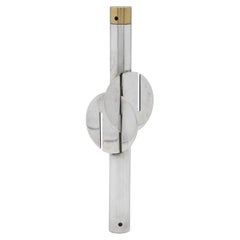 Silbernes Mezuzah-Etui von Rafi Landau, Israel, spätes 20. Jahrhundert