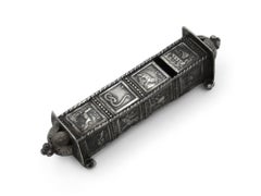 A Silver Mezuzah Case by Stanetzky, Isarel Circa 1950