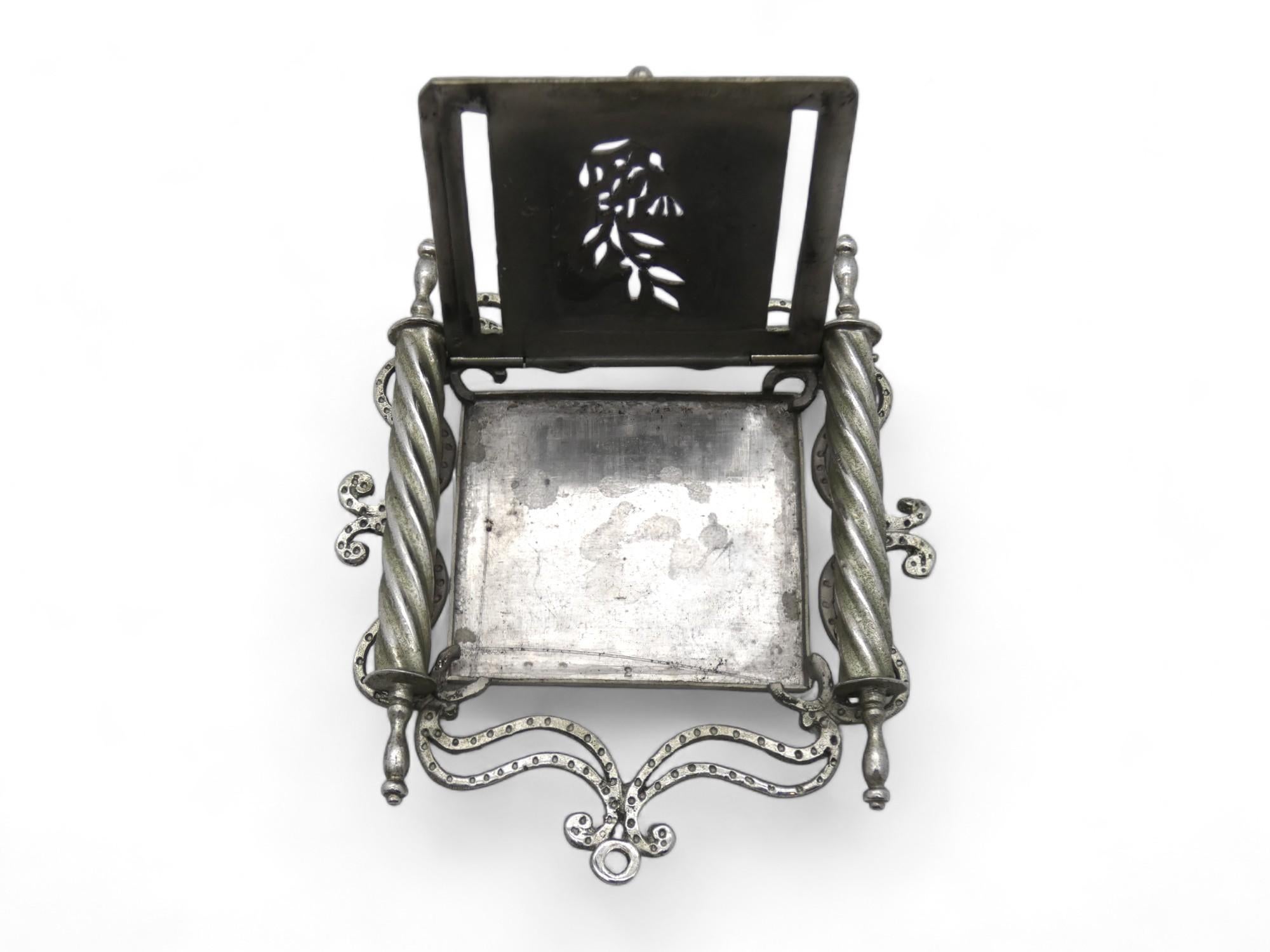 Estuche de plata para mezuzá de William B. Meyers, Newark, Nueva Jersey, circa 1950 en Bueno estado para la venta en New York, NY