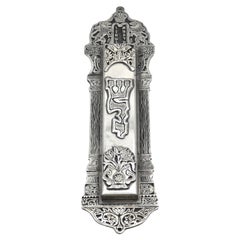 A Silver Mezuzah Case Israel 2nd Half of the 20th Century